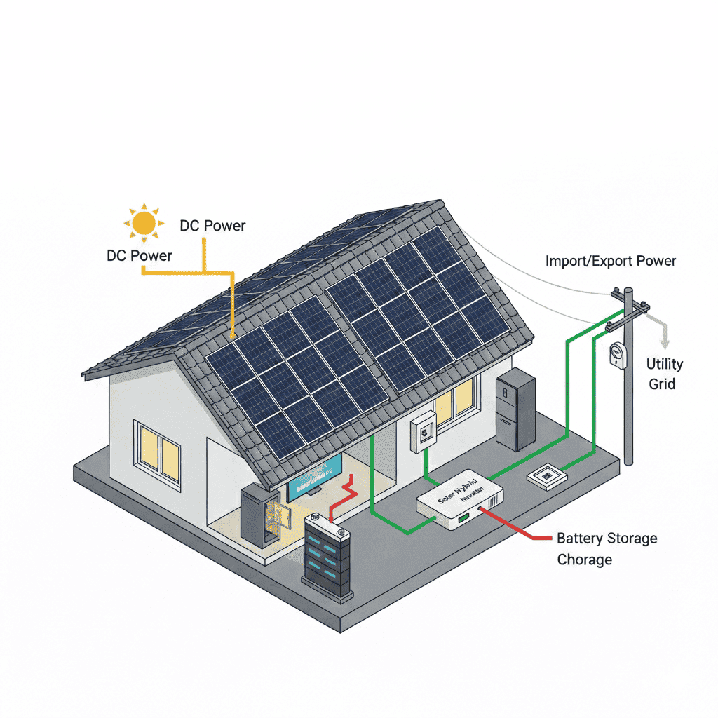 Hybrid Solar System with Waree Solar