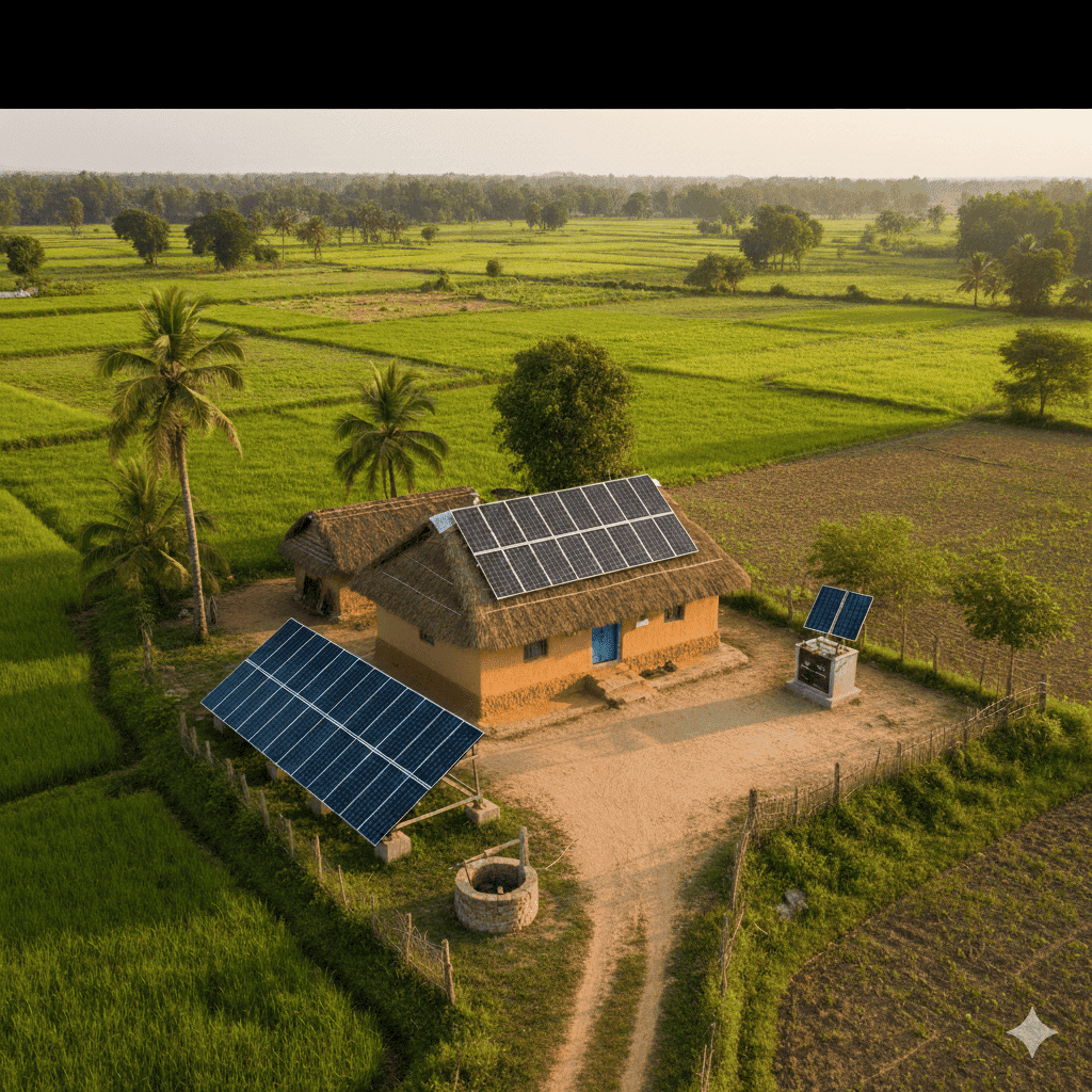 Off-Grid Solar System with Adani Solar